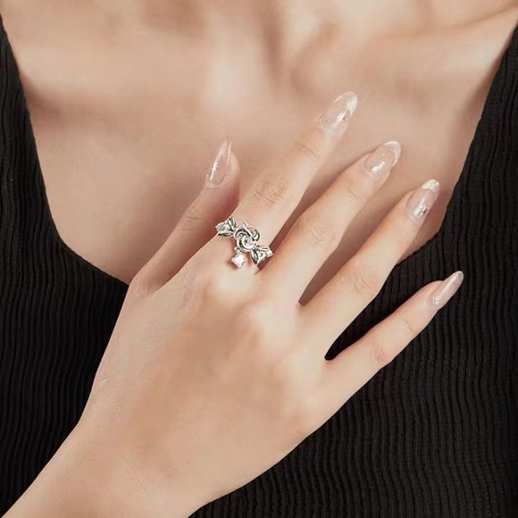 Zircon candy open ring girl - Picture 3 of 5